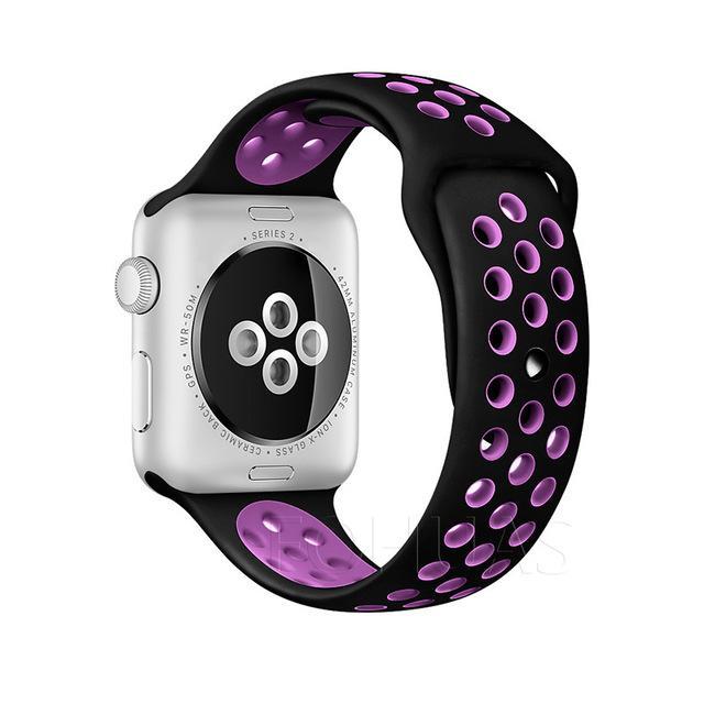 Bracelet de rechange en silicone Nike Sport pour Apple Watch iWatch Bracelet de rechange en silicone Nike Sport pour Apple Watch iWatch